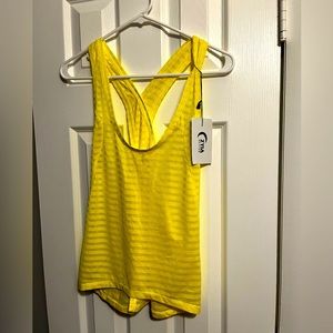 NWT - ZYIA ACTIVE yellow tank size medium